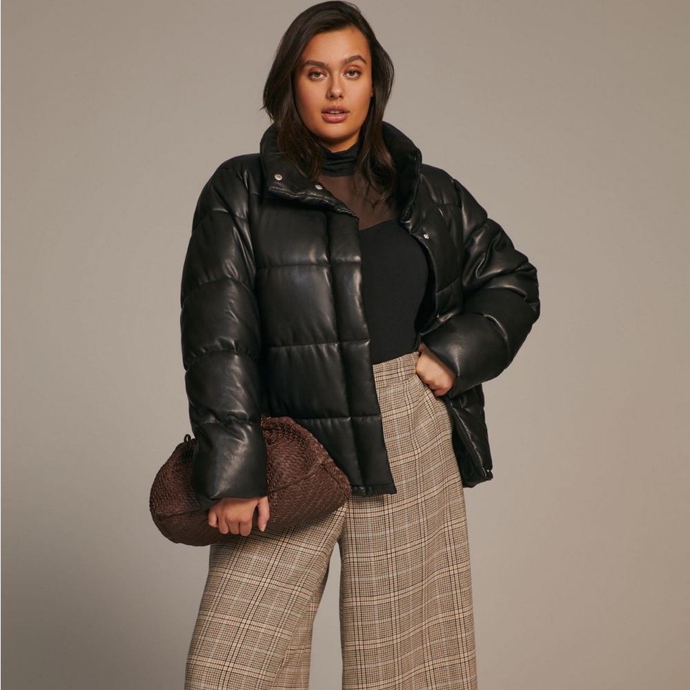 Avec Les Filles Black Puffer Jacket